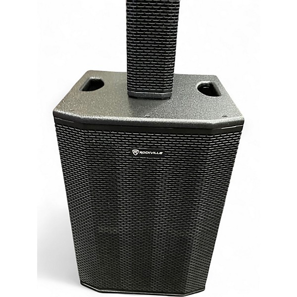 Used Rockville titan line array Powered Speaker