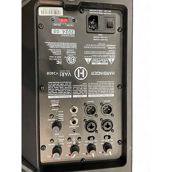 Used Harbinger V2408 Powered Speaker
