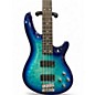 Used Schecter Guitar Research C4 PLUS Ocean Blue Burst Electric Bass Guitar