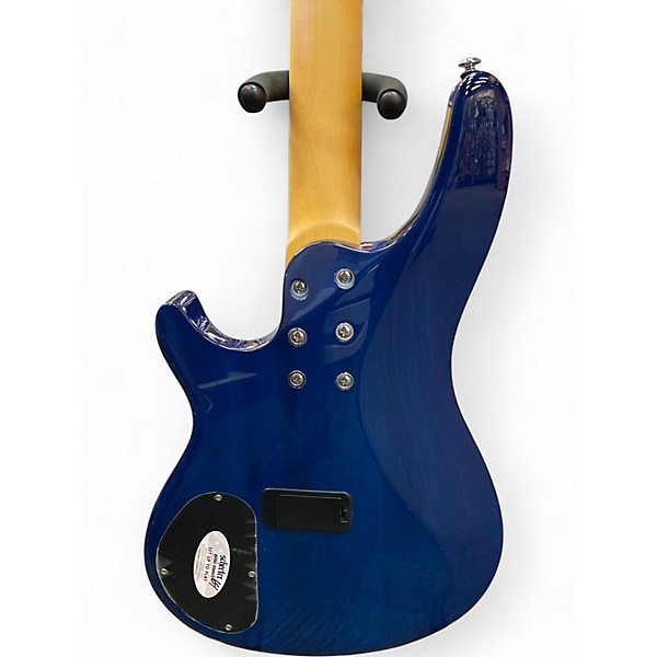 Used Schecter Guitar Research C4 PLUS Ocean Blue Burst Electric Bass Guitar