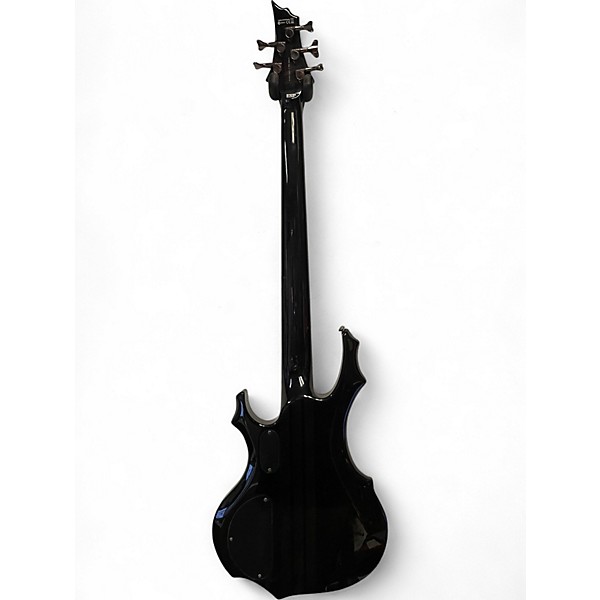 Used ESP LTD F415FM 5String Trans Black Electric Bass Guitar