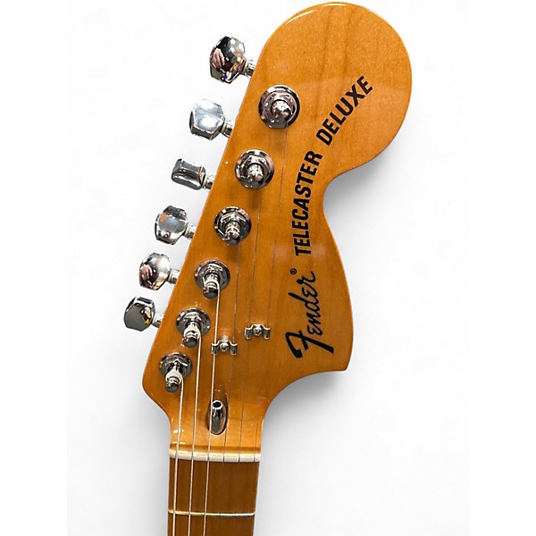 Used 2023 Fender Vintera II 70s Telecaster Deluxe Vintage White Solid Body Electric Guitar