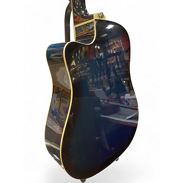 Used 2010s Ibanez V70CE Blue Acoustic Electric Guitar