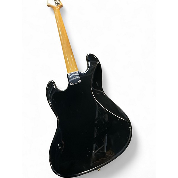 Used Fender MIJ Fretless Jazz Bass Black Electric Bass Guitar