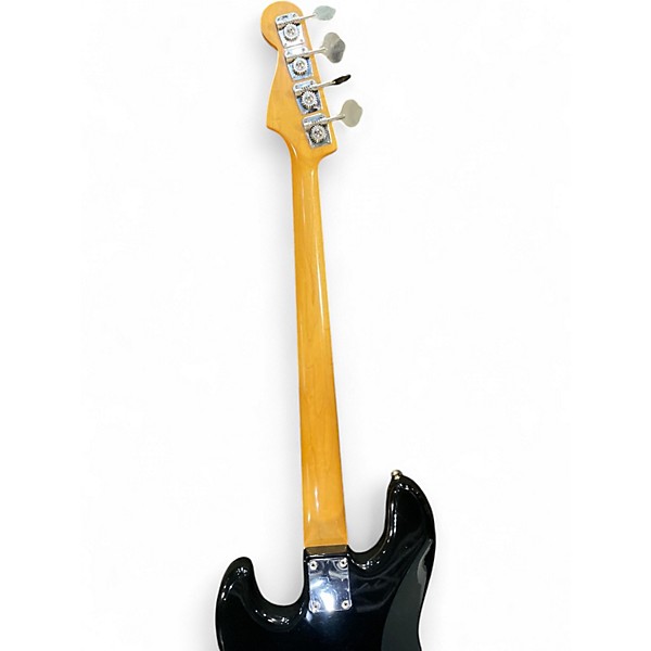 Used Fender MIJ Fretless Jazz Bass Black Electric Bass Guitar