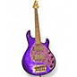 Used Ernie Ball Music Man Stingray HH 5 String Purple Electric Bass Guitar
