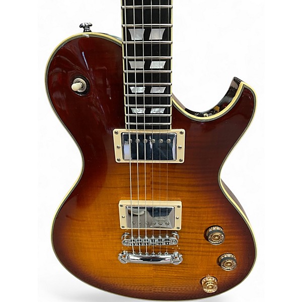 Used Schecter Guitar Research Solo 6 Custom 2 Tone Sunburst Solid Body Electric Guitar