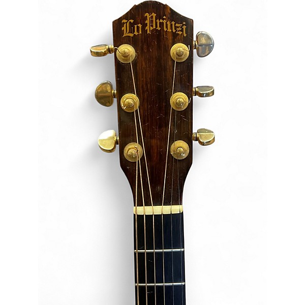 Vintage 1970s Lo Prinzi LR-25 Natural Acoustic Guitar