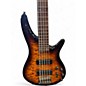 Used Ibanez SR405 5 String 3 Color Sunburst Electric Bass Guitar