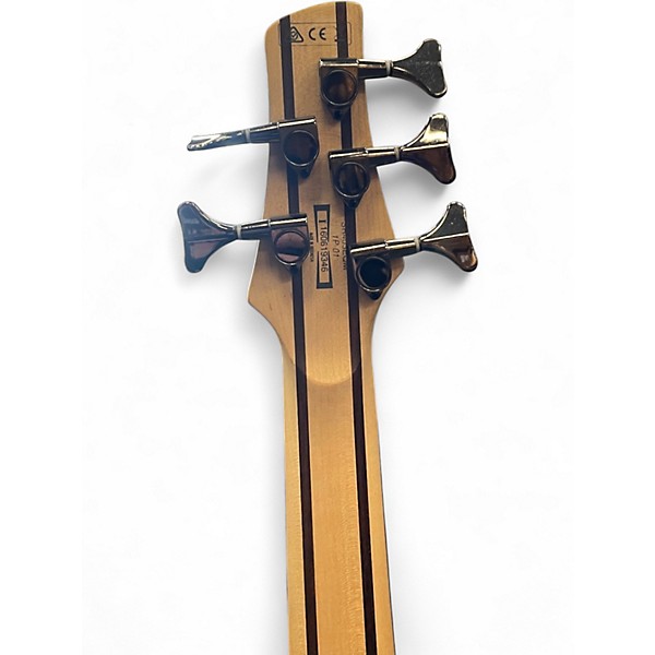 Used Ibanez SR405 5 String 3 Color Sunburst Electric Bass Guitar