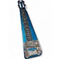 Used Rogue rls-1 lAP sTEEL Blue Metallic Lap Steel