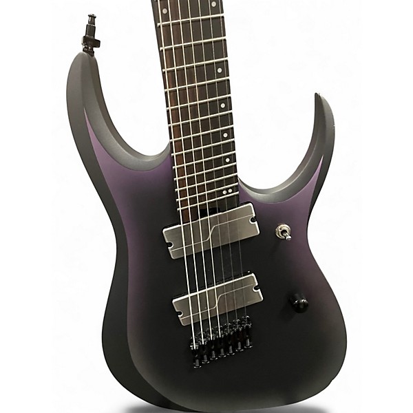 Used Ibanez RGD71ALMS Black Aurora Burst Matte Solid Body Electric Guitar