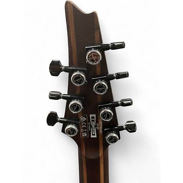 Used Ibanez RGD71ALMS Black Aurora Burst Matte Solid Body Electric Guitar