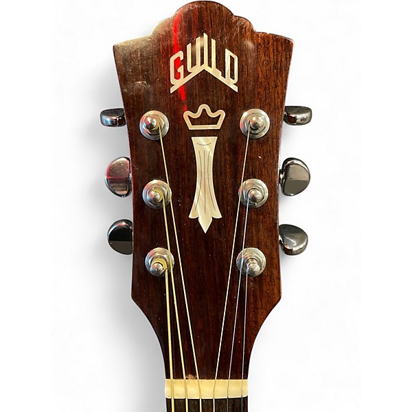 Used Guild GAD25 Natural Mahogany Acoustic Electric Guitar