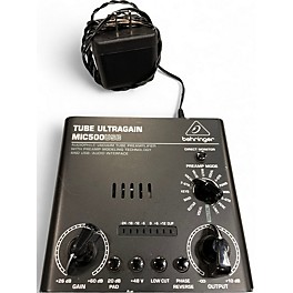 Used Behringer Ultragain MIC500usb Guitar Preamp