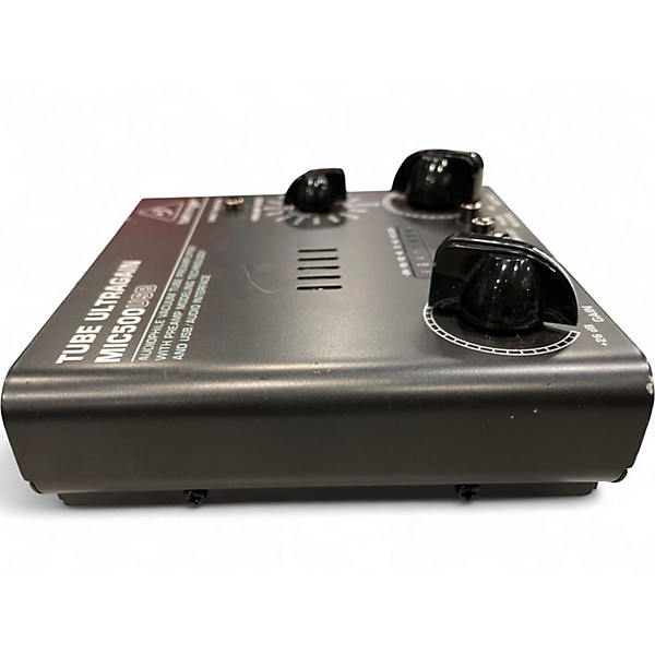 Used Behringer Ultragain MIC500usb Guitar Preamp