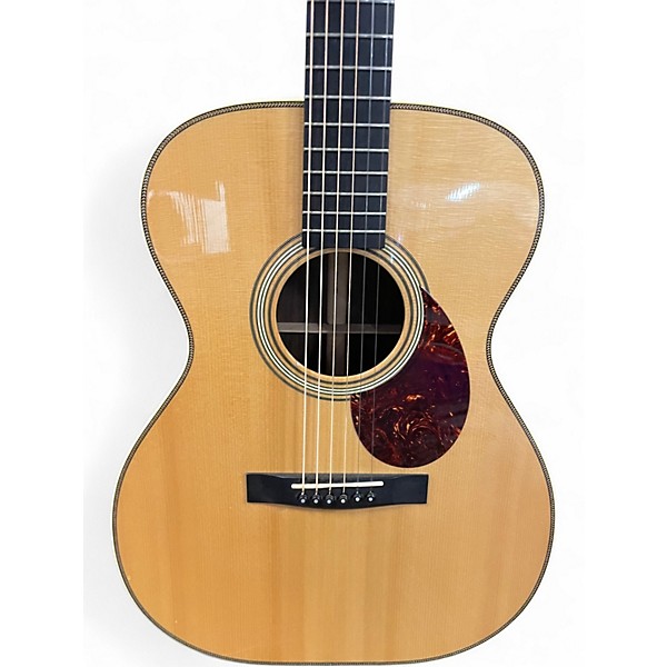 Used Huss & Dalton Tom-R Custom Natural Acoustic Electric Guitar