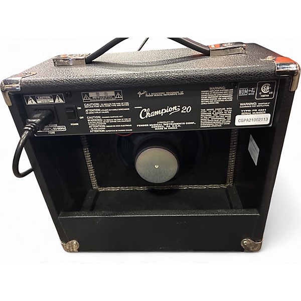 Used Fender Champion 20 Guitar Combo Amp