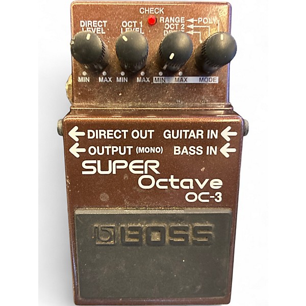 Used BOSS OC3 Super Octave Effect Pedal