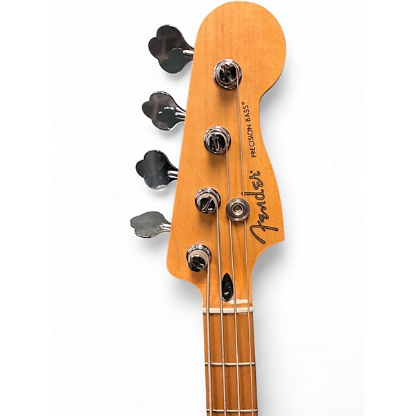 Used Fender Player Precision Bass Black Electric Bass Guitar