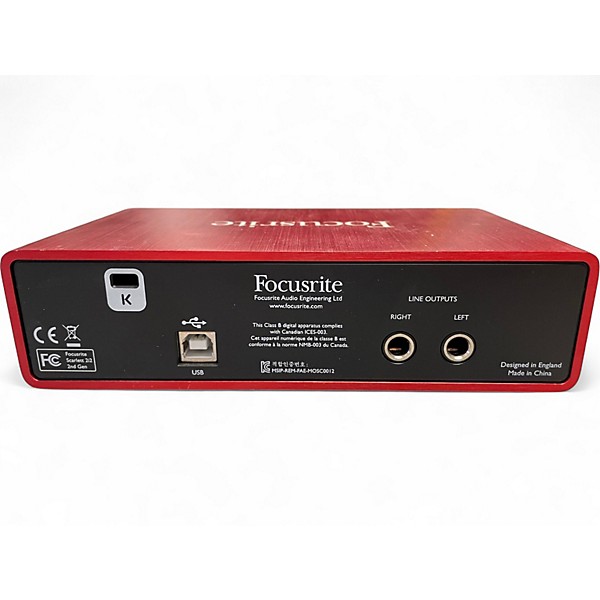 Used Focusrite Scarlett 2i2 Gen 2 Audio Interface
