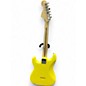 Used 2023 Fender Tom Delonge Signature Stratocaster Graffiti Yellow Solid Body Electric Guitar
