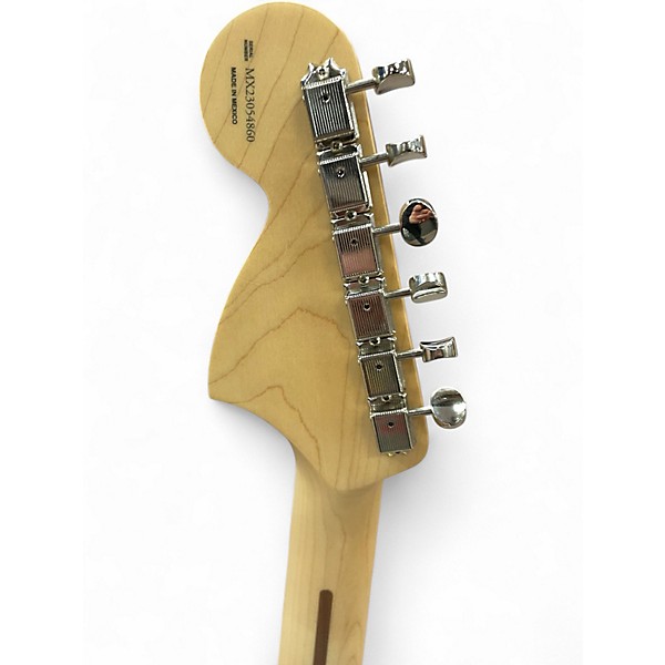 Used 2023 Fender Tom Delonge Signature Stratocaster Graffiti Yellow Solid Body Electric Guitar