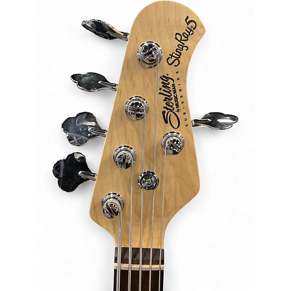 Used Sterling by Music Man Stingray 5 Sub Series RED BURST Electric Bass Guitar