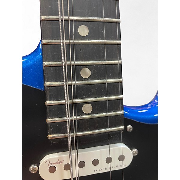 Used 2024 Fender American Ultra II Stratocaster HSS Noble Blue Solid Body Electric Guitar