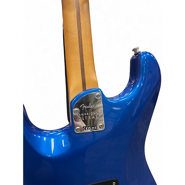 Used 2024 Fender American Ultra II Stratocaster HSS Noble Blue Solid Body Electric Guitar