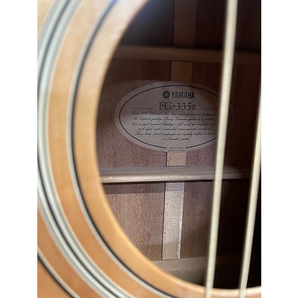 Used 1970s Yamaha F335 II Natural Acoustic Guitar