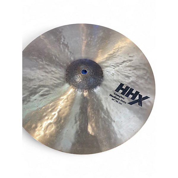 Used SABIAN 14in HHX COMPLEX MEDIUM HH Cymbal