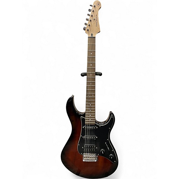 Used Yamaha PAC012DLX Pacifica Series HSS Deluxe Vintage Sunburst Solid Body Electric Guitar