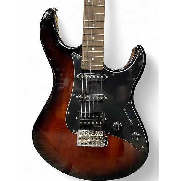 Used Yamaha PAC012DLX Pacifica Series HSS Deluxe Vintage Sunburst Solid Body Electric Guitar