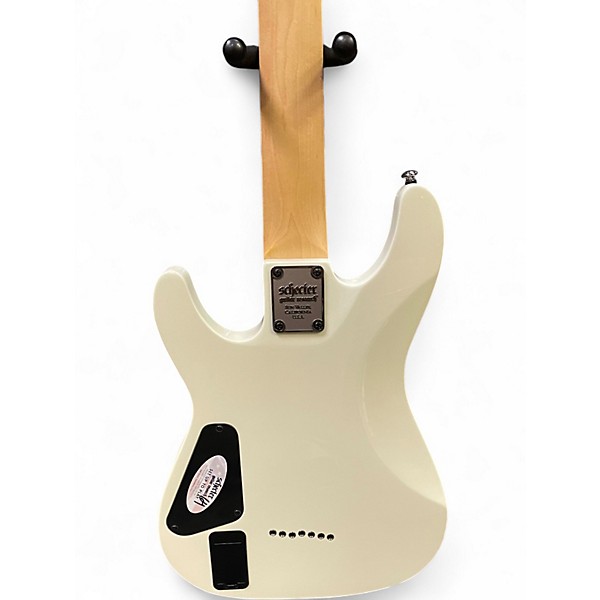 Used Schecter Guitar Research Demon 7 String Vintage White Solid Body Electric Guitar