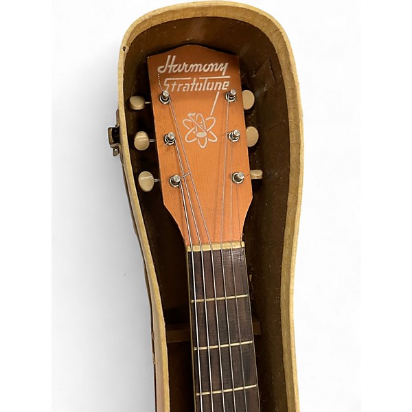 Vintage 1950s Harmony Stratatone Classic Copper Solid Body Electric Guitar