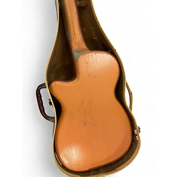 Vintage 1950s Harmony Stratatone Classic Copper Solid Body Electric Guitar