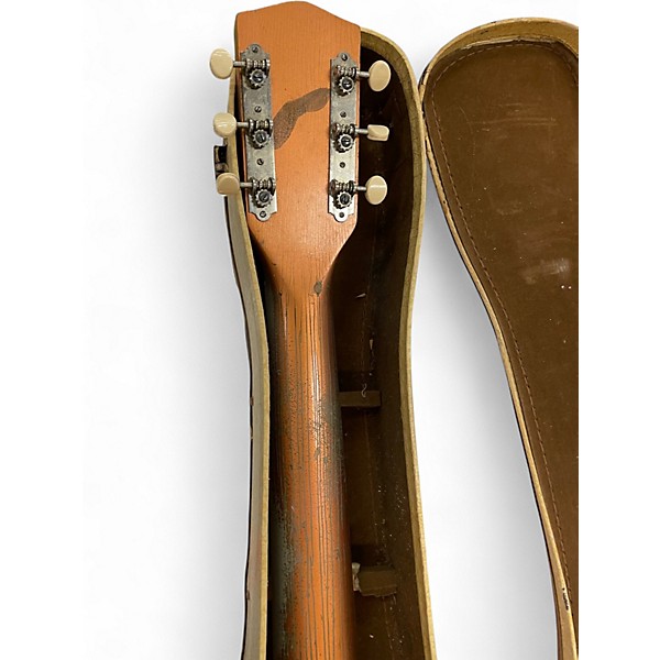 Vintage 1950s Harmony Stratatone Classic Copper Solid Body Electric Guitar