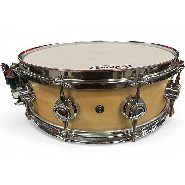 Used DW 5X14 MAPLE SNARE Natural Drum