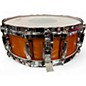 Used Pearl 5X14 Masterworks Custom Snare Orange Drum