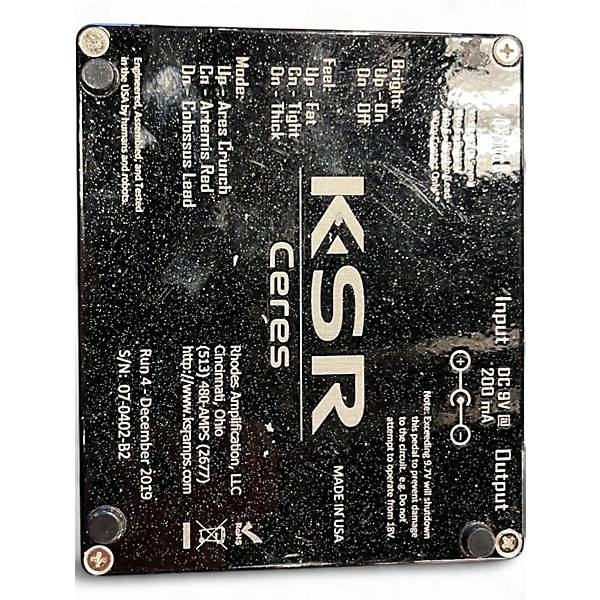 Used Ksr CERES Effect Pedal