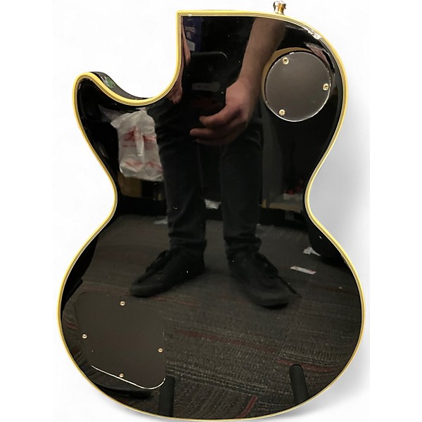 Used Epiphone Les Paul Custom Black Solid Body Electric Guitar