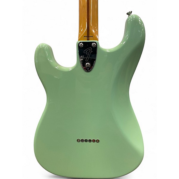 Used Fender pawn shop 72 thinline telecaster Surf Green Solid Body Electric Guitar