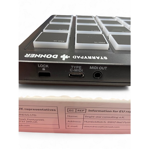 Used Donner STARRYPAD MIDI Controller