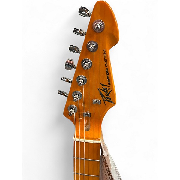 Used Peavey Raptor Custom Black Solid Body Electric Guitar