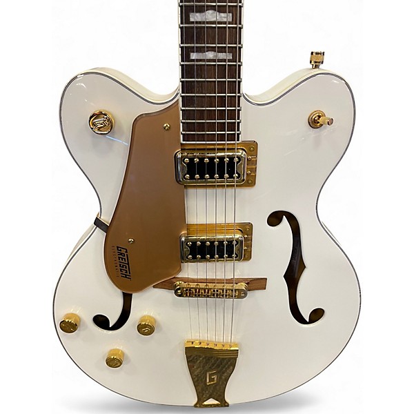 Used Gretsch Guitars G5422GLH White Acoustic Electric Guitar
