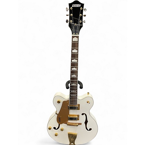 Used Gretsch Guitars G5422GLH White Acoustic Electric Guitar