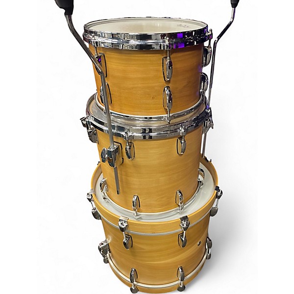 Used Erie Drums 3 Piece 3pc Double-Ply Bop Kit Natural Drum Kit