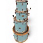 Used Yamaha 4 Piece Stage Custom Ocean Turquoise Drum Kit