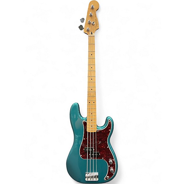Used Fender player precision limited edition ocean turquoise Electric Bass Guitar